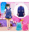 SB Captain A School Bag with Pencil Case and Lunch Bag - Blue